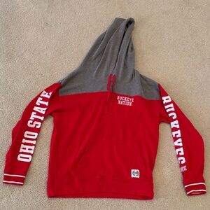 PINK Victoria's Secret Red and Gray Ohio State Sweatshirt!